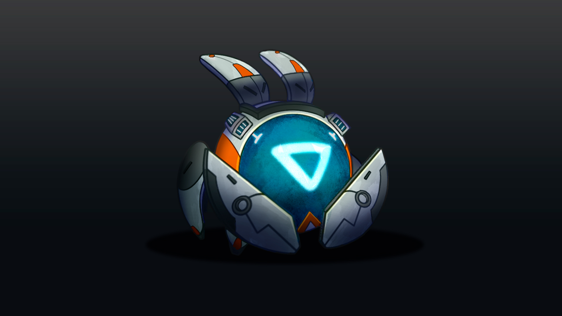 The hero shot of SNARE, a robotic crab loyal to Cthulhu