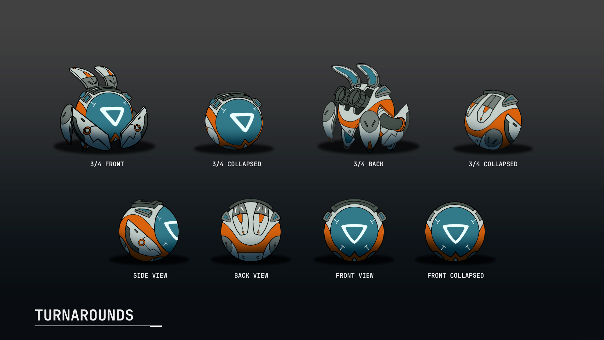 Turnarounds of SNARE and how he collapses into a ball of more mobility when underwater